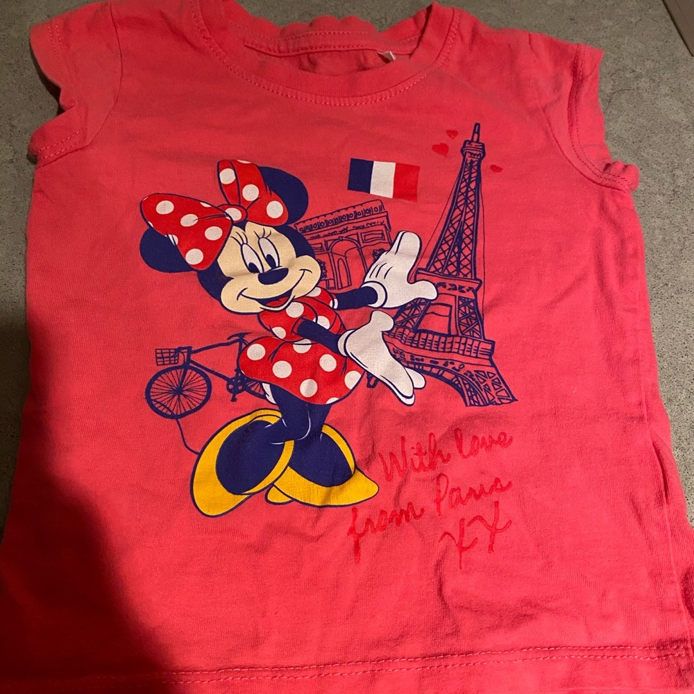 Minnie Disney Paris Toddler Tee